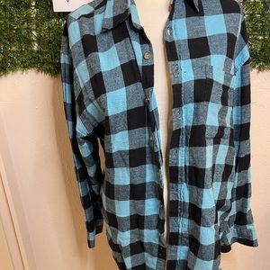 Baby blue  Flannel